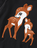 Deer Mother and Child Appliqu¡§| Set - CCMOM