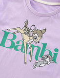 Deer Rabbit Printed Long-Sleeved T-shirt - CCMOM