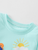 Dinosaur and Alligator Printed Long Sleeve T-shirt - CCMOM