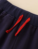 Dinosaur Appliqu¡§| Embroidered Sweatpants - CCMOM