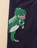 Dinosaur Appliqu¡§| Embroidered Sweatpants - CCMOM