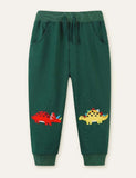 Dinosaur Appliqu¨¦ Sweatpants - CCMOM