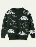 Dinosaur Brocade Sweater - CCMOM