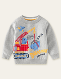 Dinosaur Crane Long Sleeves Sweater - CCMOM