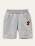 Dinosaur Cute Embroidered Shorts - CCMOM
