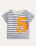 Dinosaur Digital Appliqu¡§| Striped T-shirt - CCMOM