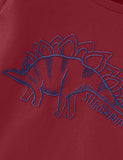 Dinosaur Embroidered Long Sleeve T-shirt - CCMOM