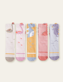 Dinosaur Flamingo Printed Knee Socks - CCMOM