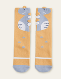 Dinosaur Flamingo Printed Knee Socks - CCMOM