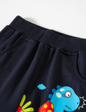 Dinosaur Floral Printed Sweatpants - CCMOM