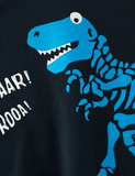 Dinosaur Fossil Color Printed Sweatshirt - CCMOM