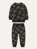 Dinosaur Full Printed Long Sleeve Sweater Set - CCMOM