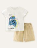 Dinosaur Printed Cute Set - CCMOM