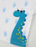 Dinosaur Printed Long-Sleeved Bottoming Shirt - CCMOM