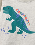 Dinosaur Printed Long-Sleeved T-shirt - CCMOM