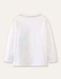 Dinosaur Printed Long-Sleeved T-shirt - CCMOM