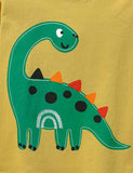 Dinosaur Printed Long-Sleeved T-shirt - CCMOM