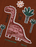 Dinosaur Printed Long-Sleeved T-shirt - CCMOM