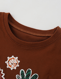 Dinosaur Printed Long-Sleeved T-shirt - CCMOM