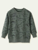 Dinosaur Printed Sweater - CCMOM