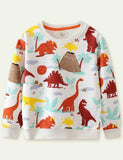 Dinosaur Printed Sweater - CCMOM