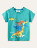 Dinosaur Printed T-shirt - CCMOM