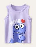 Dinosaur Printed Vest - CCMOM