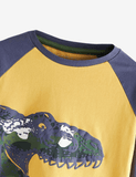 Dinosaur Roaring Printed Long-Sleeved T-shirt - CCMOM