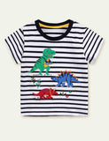 Dinosaur Striped T-shirt