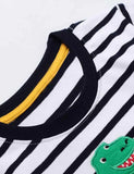 Dinosaur Striped T-shirt - CCMOM