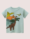 Dinosaur World Printed T-shirt - CCMOM