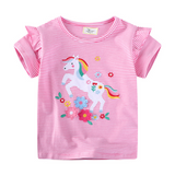 Lucky Sale-Children's Pink Mesh Smiley-Face Jumper Dress