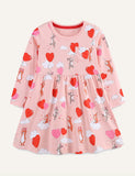 Heart Long Sleeve Dress