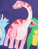 Lucky Sale-Dinosaur Animal Affixed Cloth Embroidered Hoodie
