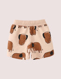 Elephant Printed Shorts - CCMOM