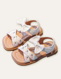 Embroidered Bow Sandals - CCMOM