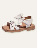 Embroidered Bow Sandals - CCMOM