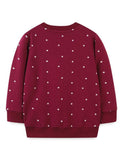 Embroidered Girls' Sweater Long Sleeve Pullover - CCMOM