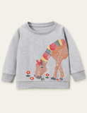 Embroidered Pony Sweatshirt - CCMOM