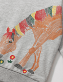 Embroidered Pony Sweatshirt - CCMOM