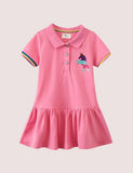Embroidered Unicorn Dress - CCMOM