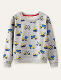 Excavator Full Printed Sweatshirt - CCMOM