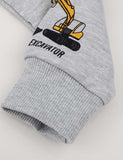 Excavator Printed Sweatshirt - CCMOM