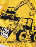 Excavator Printed T-shirt - CCMOM