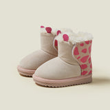 Winter Cute Leopard Snow Boots