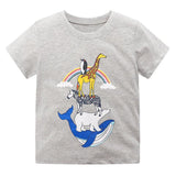 Fashion Printed Short-Sleeved T-shirt - CCMOM