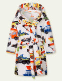 Flannel Cartoon Printed Nightgown - CCMOM