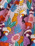 Floral Animal Full Printed Strappy Dress - CCMOM