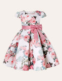 Floral Bow Party Dress - CCMOM