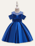 Floral Bow Party Dress - CCMOM